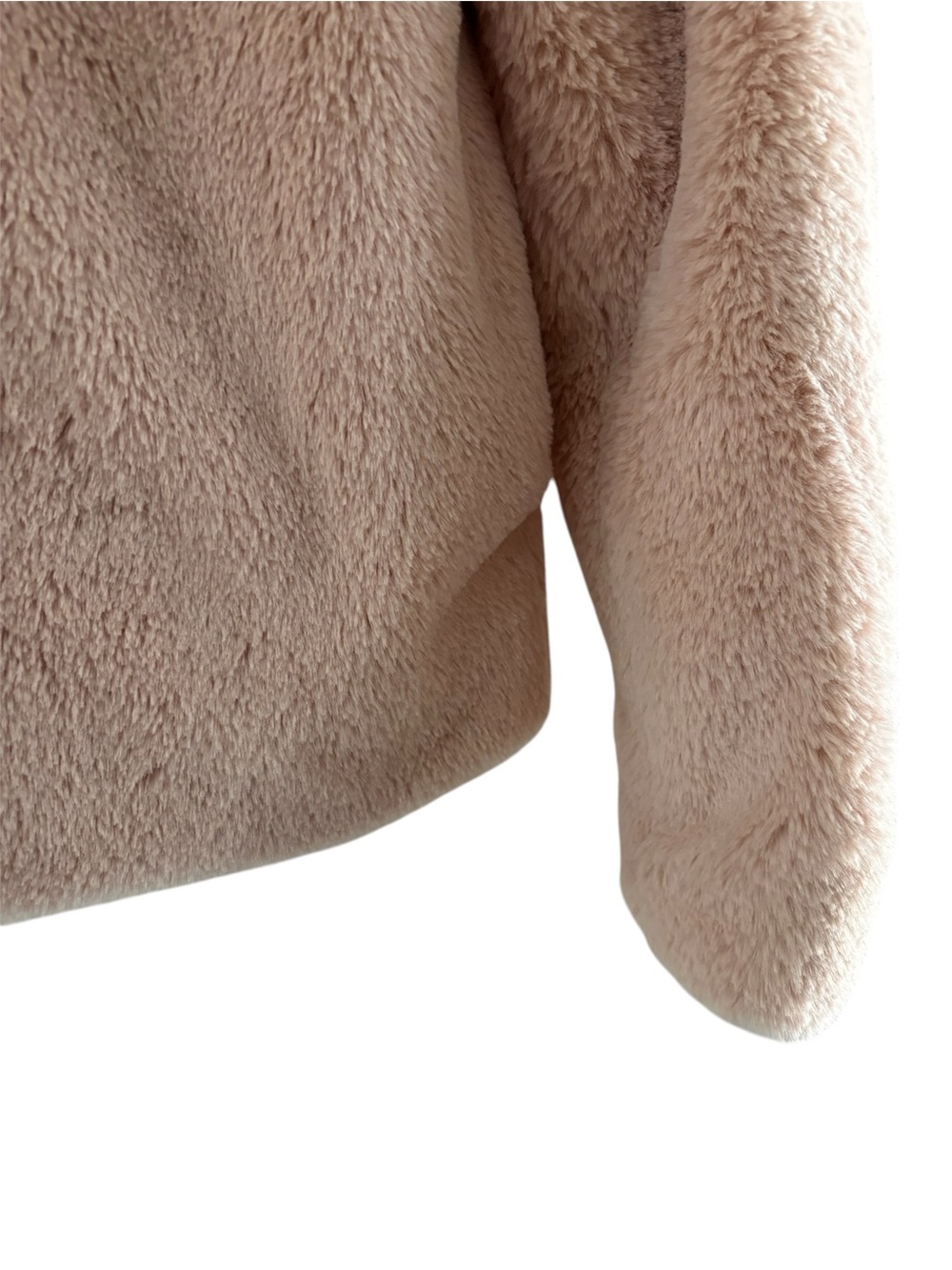 Plush Faux Fur Jacket in Blush Pink - NWOT - Picture 5 of 7